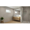 SAMPLE Terravito Allora carreau mural et de sol - 90x90cm - rectifié - effet béton - Pearl mat (gris) SW1130738