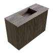 Mondiaz JOYA-DLUX 60cm toiletmeubel - kleur Shadow - Wastafel FAYE positie Midden Zonder kraangat kleur Oza. SW1425025