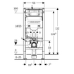 Geberit Duofix Réservoir encastré avec cadre SW1237239