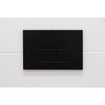 QeramiQ Dely Swirl Toiletset - 36.3x51.7cm - Geberit UP320 inbouwreservoir - 35mm zitting - mat zwarte bedieningsplaat - rechthoekige knoppen - wit mat SW1138634
