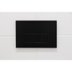 QeramiQ Dely Toiletset - 36.3x51.7cm - diepspoel - rimless - Geberit UP320 Burda inbouwreservoir - softclose toiletzitting - mat zwarte bedieningsplaat - rechtehoekige knoppen - wit glans SW804654