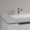 Villeroy et Boch Subway 2.0 Lavabo pour meuble 130x47cm avec 2 trous pour robinetterie et trop plein Ceramic+ Blanc 1024053