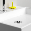 Clou Mini Wash Me fontein 48x32cm kraangat Keramiek Wit SW9374
