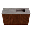 Mondiaz JOYA-DLUX Meuble de toilette 70cm - couleur Ruby - Lavabo FAYE position Droite 1 trou de robinet couleur Oza SW1425502