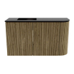 Mondiaz JOYA 71.6cm toiletmeubel - ronding rechts kleur Dusk - Wastafel FAYE positie Links 1 kraangat kleur Urban. SW1421692