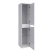 BRAUER Nexxt Badkamerkast - 160x35x35cm - 2 greep - loze links/rechtsdraaiende deuren - MDF - hoogglans wit SW370915