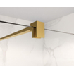 Fortifura Galeria Douche à l'italienne - 80x200cm - verre clair - Laiton brossé SW876742