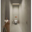 Clou Kaldur porte-rouleau de papier toilette en forme de L sans clapet bronze brossé PVD SW917311