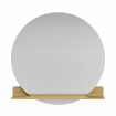 Mondiaz SPOT Miroir de salle de bains - rond 110cm - tablette de miroir - couleur Oro SW1235670