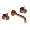 Hotbath COBBER Afbouwdeel tbv Inbouw wastafelkraan 18cm uitloop BCP Geborsteld koper PVD SW1246750