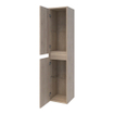 BRAUER Nexxt Colonne de salle de bain suspendu 35x35x160cm avec 2 portes MFC Legno Calore SW72250