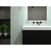 La mosaïque Mosaic Factory Sevilla - carreau mosaïque - 28,2x30,8cm - carrelage mural - Rectangulaire - Porcelaine vert clair à éclats Brillant SW523998