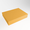 Mondiaz TOP 46 Plan sous vasque - 40x41x12cm - compatible comme plan de meuble - solid surface - Ocher SW1024765
