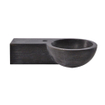 Wiesbaden Raw fontein links rond 40x23x10 cm hardsteen gezoet SW106363