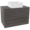 Villeroy & Boch Collaro lavabo à poser - carré 38x38cm - sans trop-plein sans trou de robinetterie blanc SW336075