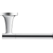 Duravit Starck T Porte-rouleau de papier toilette - sans couvercle - chromé SW297070