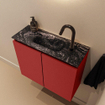 MONDIAZ TURE-DLUX Meuble de toilettes 60 cm Fire. EDEN lavabo Lava position milieu. Avec 1 trou de robinet. SW1103778