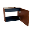 Mondiaz JOYA-DLUX 50cm toiletmeubel - kleur Ruby - Wastafel FAYE positie Midden Zonder kraangat kleur Saba. SW1425569
