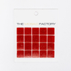 SAMPLE The Mosaic Factory Amsterdam Carrelage mosaïque - 2x2x0.4cm - pour mur et sol pour intérieur et extérieur carré - verre rouge fraise SW861871