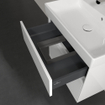 Villeroy & Boch Collaro meuble sous-lavabo - 60,4x54,6cm - 2 tiroirs Glossy white SW479543