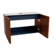 Mondiaz JOYA-DLUX Meuble de salle de bains 70cm - couleur Ruby - Vasque FAYE position Gauche 1 trou de robinet couleur Frappe. SW1423479