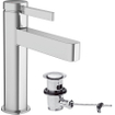 Hansgrohe Finoris wastafelkraan 110 met waste chroom SW651001