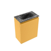 MONDIAZ TURE-DLUX Meuble toilette - 40cm - Ocher - EDEN - vasque Lava - position centrale - sans trou de robinet SW1103880