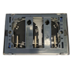 Geberit Sigma20 bedieningsplaat - 2-toets spoeling - ronde knoppen - geborsteld rvs OUTLETSTORE STORE43061