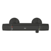 GROHE Precision Trend QuickFix Douchekraan - thermostatisch - zonder omstel - met koppelingen - HOH=15cm - matte black (zwart) SW1126344