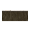 Mondiaz JOYA-DLUX 100cm toiletmeubel - kleur Shadow - Wastafel FAYE positie Links 1 kraangat kleur Nata. SW1424968