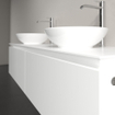 Villeroy & Boch Legato onderkast met 2 laden voor 2 waskommen 160x50x38cm matwit 0124768