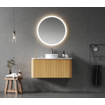 Royal Plaza Terra Meuble sous-lavabo - 100cm - 2 tiroirs - coins arrondis - sandwood (chêne clair) SW1174099