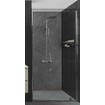 IVY Pact Ensemble douche pluie - mural - pomme de douche medium 20 cm - douchette satin spray - Chrome SW1034763