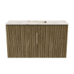 Mondiaz JOYA-DLUX 70cm toiletmeubel - kleur Dusk - Wastafel FAYE positie Midden Zonder kraangat kleur Nata. SW1425893