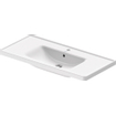 Duravit d-neo lavabo 100.5x48x17cm 1 trou pour robinetterie rectangle céramique blanc SW640384