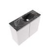 MONDIAZ TURE-DLUX meuble WC 60 cm Cale. EDEN lavabo Lava position droite. Sans trou de robinet. SW1103716