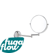 Fugaflow miroir de maquillage - 20cm - rond - PVD - inox brossé SW1204456
