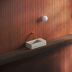 Clou Flush 3 fontaine - 36x18cm - droite - PE recyclé - terra clair SW848908