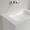 Villeroy & Boch Finion lavabo-meuble 80x50 sans trou de robinetterie sans trop-plein blanc Ceramic+ blanc SW209387