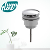 FugaFlow Efficiente Anta Bonde de vidage avec fermeture clic et siphon blanc chrome SW1125880