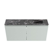 MONDIAZ TURE-DLUX Meuble toilette - 100cm - Greey - EDEN - vasque Lava - position droite - 1 trou de robinet SW1103947