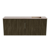 Mondiaz JOYA-DLUX 100cm meuble de salle de bains - couleur Shadow - Vasque FAYE position Droite 1 trou de robinet couleur Saba. SW1425133
