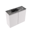 MONDIAZ TURE-DLUX Meuble toilette - 60cm - Cale - EDEN - vasque Lava - position gauche - 1 trou de robinet SW1103712