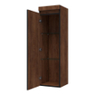 BRAUER Joy Edge armoire de salle de bains - 120x35x35cm - 1 porte - ouverture à gauche - sans poignée - Forest Cacao SW522781