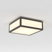 Astro Mashiko 200 Square Plafondlamp 20x20x7.85cm IP44 fitting E27 brons TWEEDEKANS OUT14705