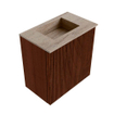 Mondiaz JOYA-DLUX 40cm toiletmeubel - kleur Ruby - Wastafel FAYE positie Midden Zonder kraangat kleur Saba. SW1425570