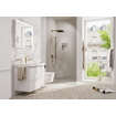 Hansgrohe Tecturis E Mitigeur lavabo - bouchon ouvert - bec 15.8 cm - bronze brossé SW918547