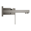 GROHE Eurocube élément de finition pour robinet mural encastré avec bec 17,2 cm graphite brossé hard SW444225