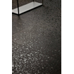 Ceramiche coem carrelage sol et mur terrazzo maxi bucchero 60x60 cm rectifié vintage mat anthracite SW727412