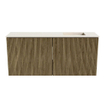 Mondiaz JOYA-DLUX 90cm toiletmeubel - kleur Dusk - Wastafel FAYE positie Rechts 1 kraangat kleur Meli. SW1425825